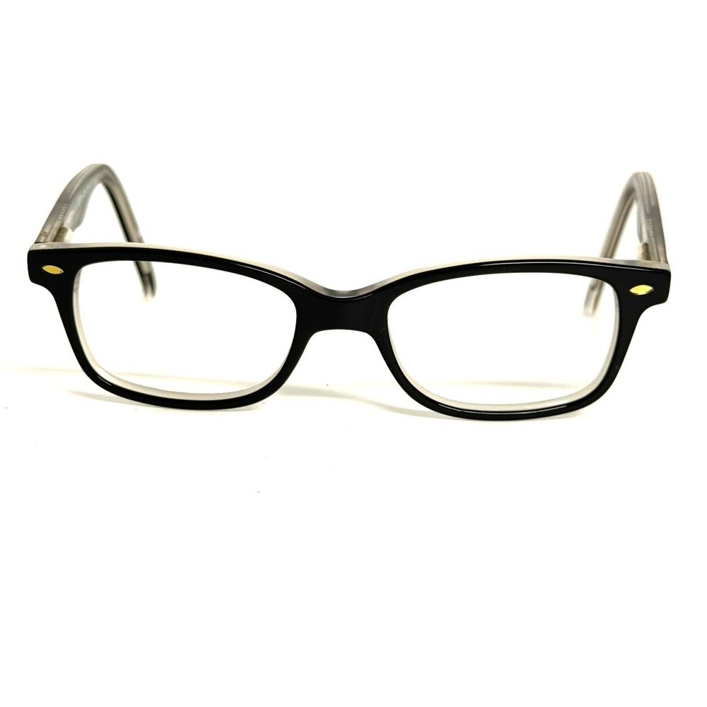 Ocean Pacific OP Eyeglasses H6577 Black Clear Ombre Rectangular Frames 45-16-130
